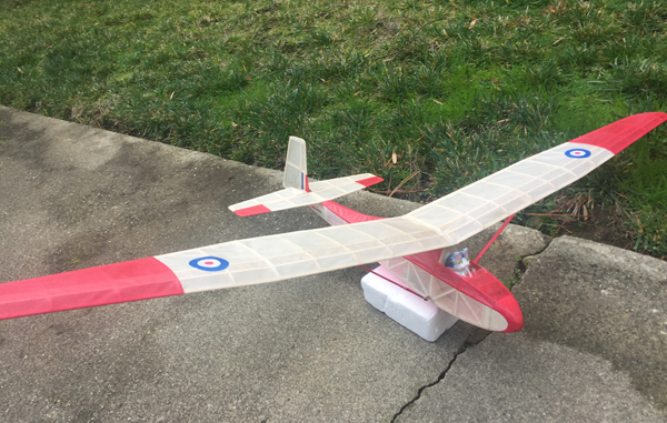 kit G10LC Slingsby Prefect Glider (Laser Cut)