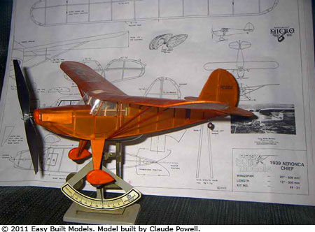 kit LC21 1939 Aeronca Chief (Laser Cut)