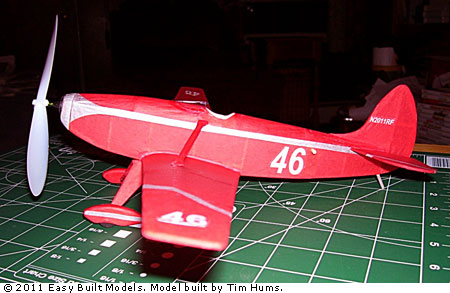 kit FF46 Red Flash Race Plane - FAC Dime Scale