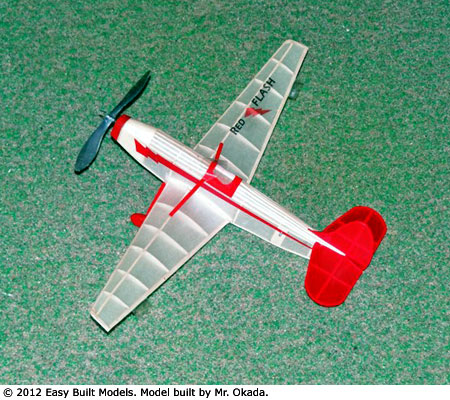 kit FF46 Red Flash Race Plane - FAC Dime Scale
