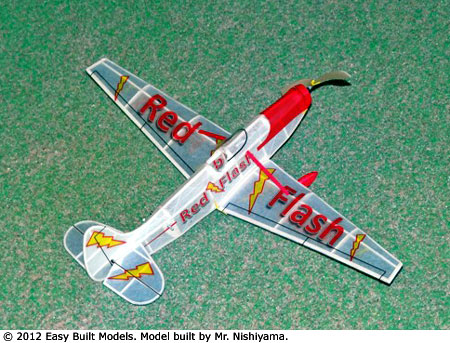 kit FF46 Red Flash Race Plane - FAC Dime Scale