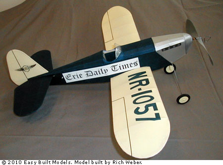 kit LC92 Erie Daily Times Junior Pilot (Laser Cut)