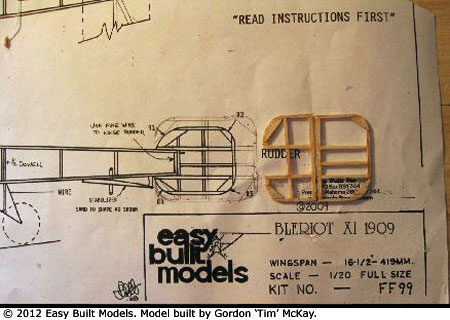 kit LC99 Bleriot XI (Laser Cut)