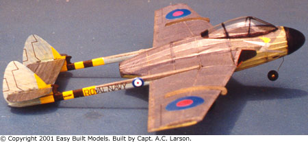 kit JX05 de Havilland D.H. 112 Venom
