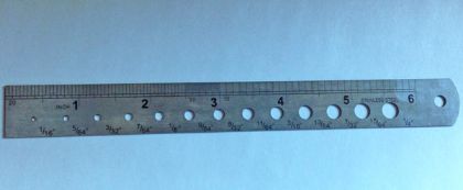 Picture of Ruler with Drill Gauge