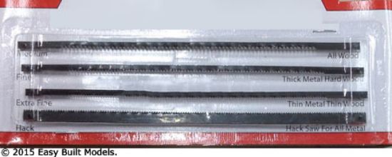 Picture of Assorted Blades for Coping Saw