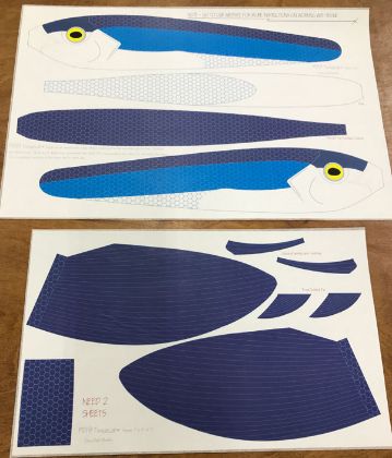 Picture of Blue Flying-Fish™ Tissue Covering