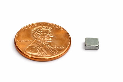Picture of Rectangular Magnet - 3/16" x 3/16" x 1/16" (5x5x2mm)