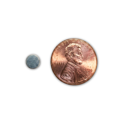 Picture of Round Magnet - 1/4" x 1/32" (6mm X 1mm)