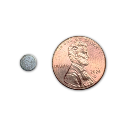 Picture of Round Magnet -  1/4" X 3/64" (6mm x 1.5mm)