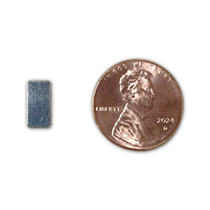 Picture of Rectangular Magnet - 3/8" x 3/16" x 1/32" (10x5x1mm)