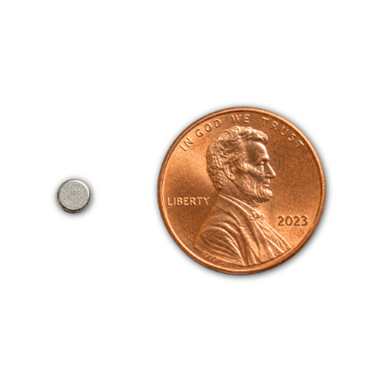 Picture of Round Magnet - 1/8" x 1/16" (3mm x 2 mm)