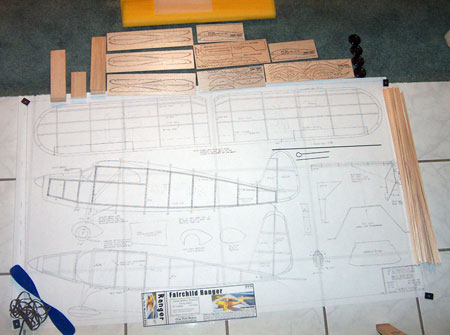 50" Fairchild Ranger electric r/c conversion