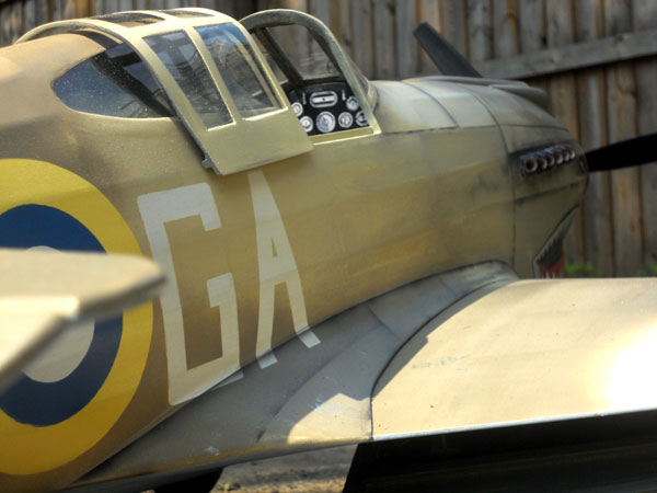 50" P40 Tomahawk Electric R/C Conversion