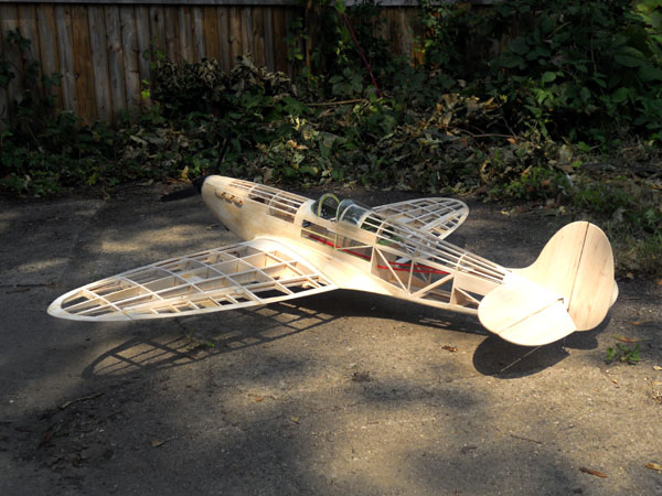 50" P40 Tomahawk Electric R/C Conversion