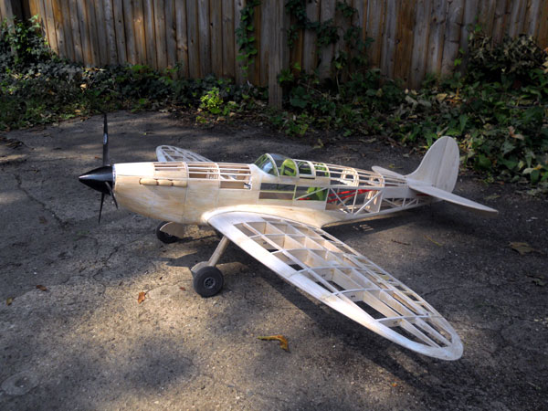 50" P40 Tomahawk Electric R/C Conversion