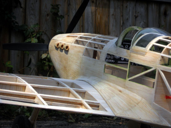 50" P40 Tomahawk Electric R/C Conversion