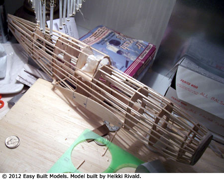 FF-66 North American P-51B Mustang Under Construction