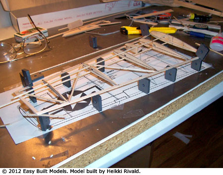 FF-66 North American P-51B Mustang Under Construction